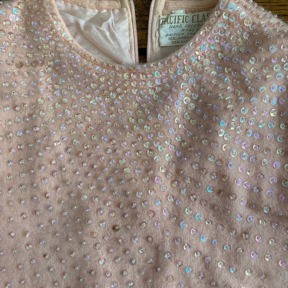 Vintage Wool Sleeveless Sweater with sequins - Picture 2 of 3